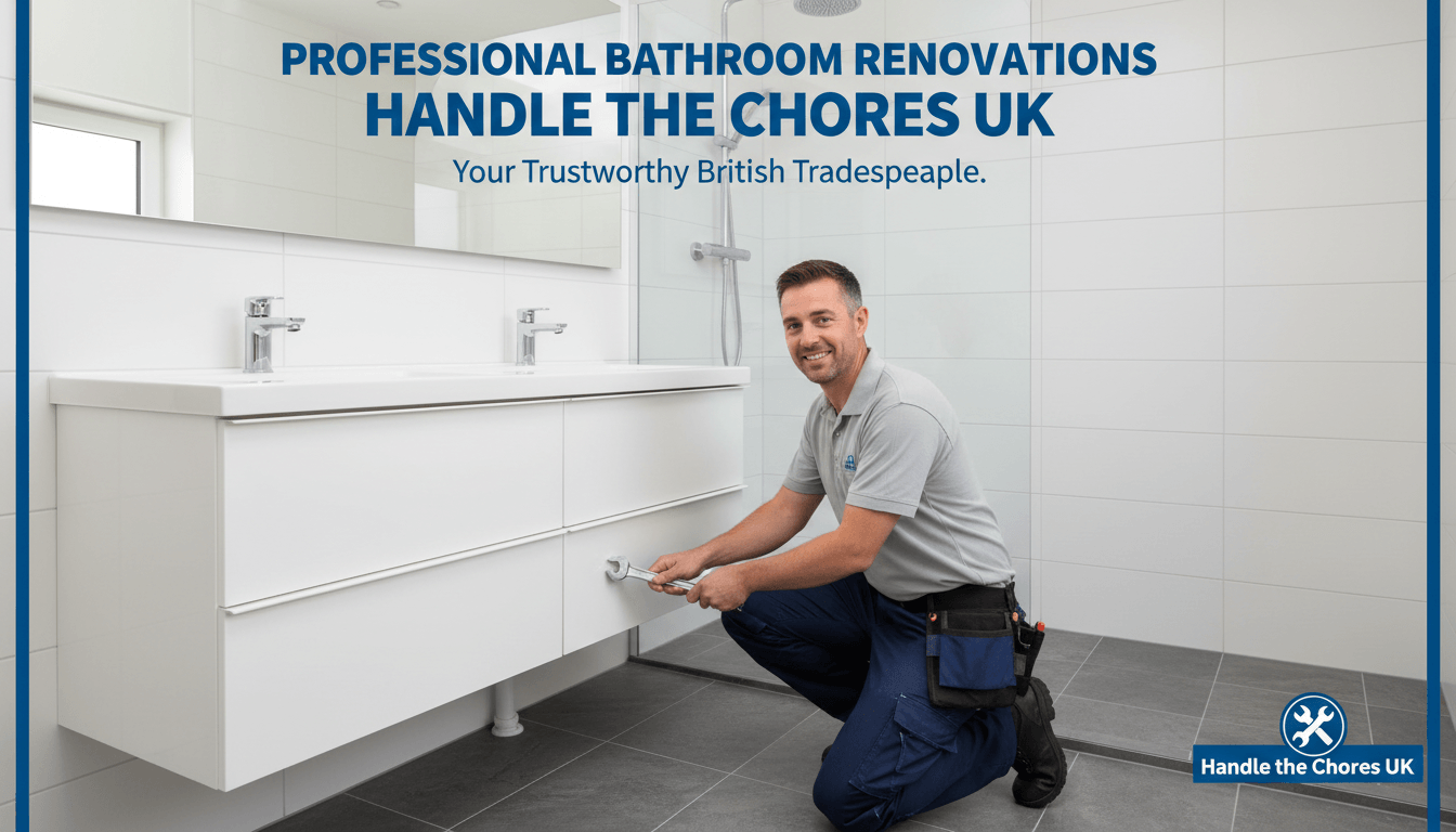Professional bathroom renovation - Handle the Chores UK
