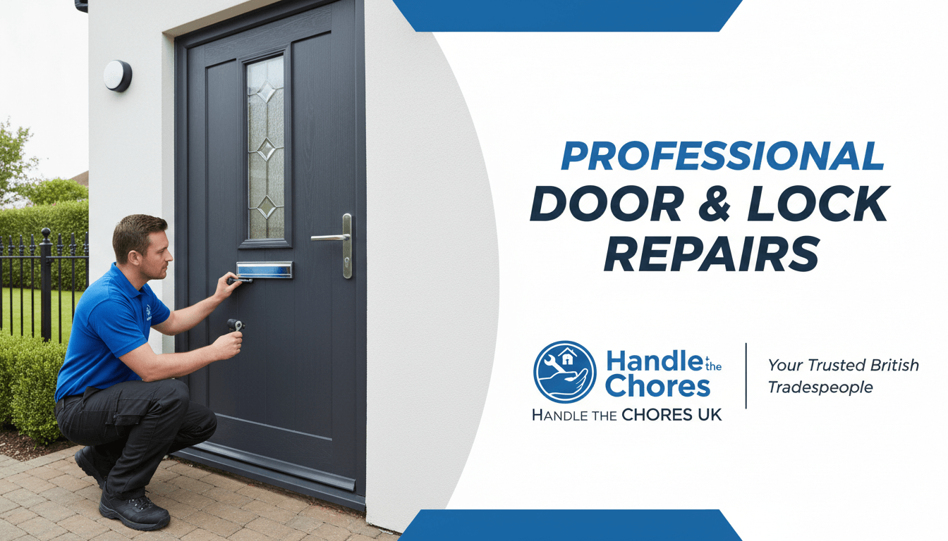 Professional door and lock repairs - Handle the Chores UK