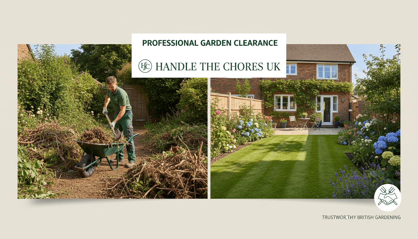 Professional garden clearance - Handle the Chores UK