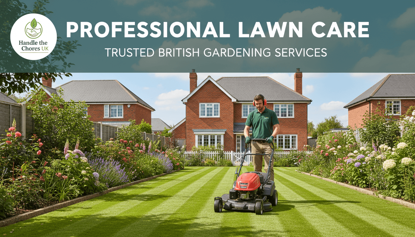 Professional lawn mowing - Handle the Chores UK