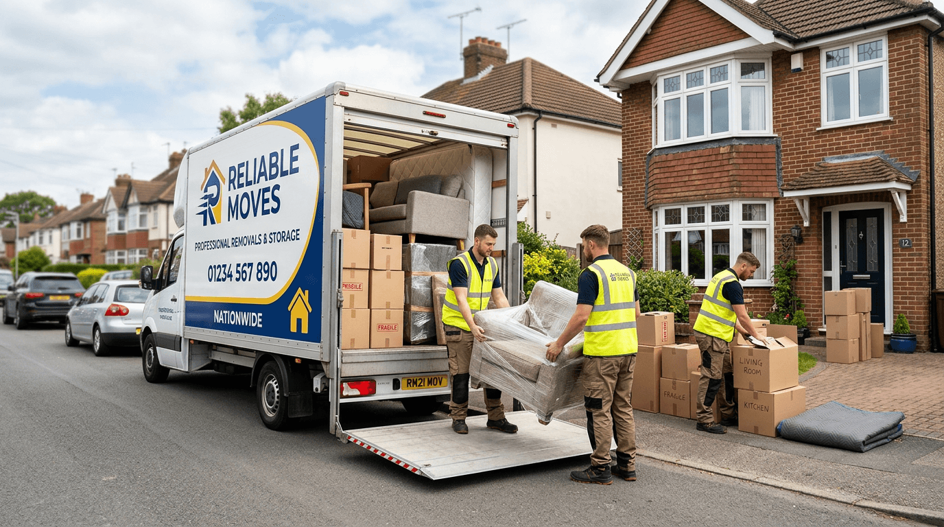 Professional moving and removals service in the UK
