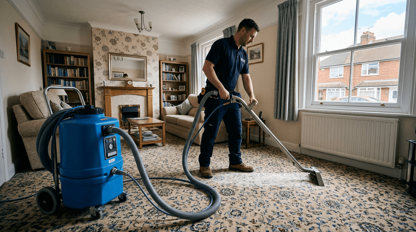 Professional carpet cleaning