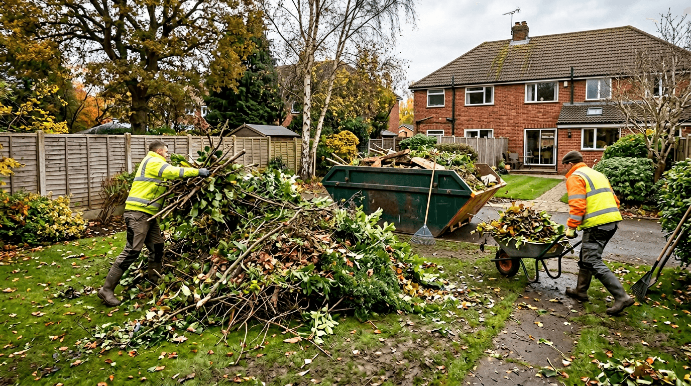 Garden waste clearance and removal