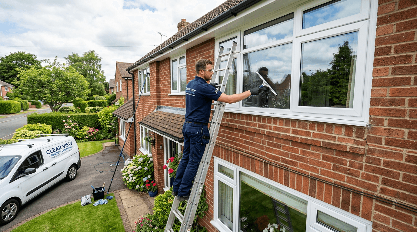 Professional window cleaning