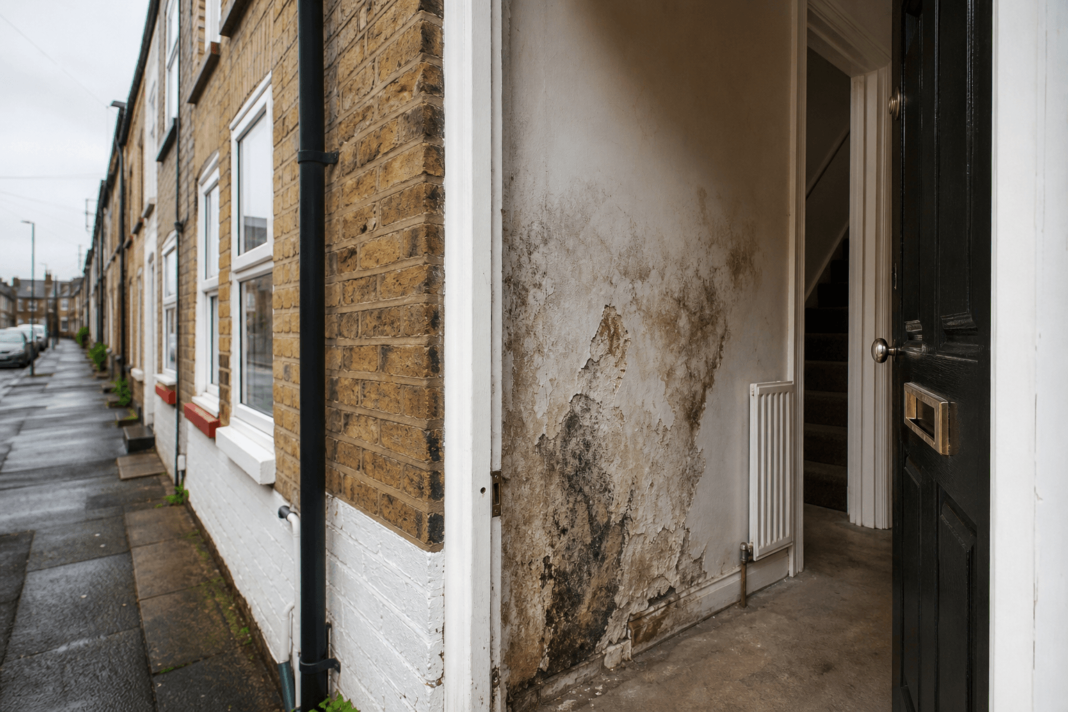 UK home interior showing damp and mould context for homeowner guide